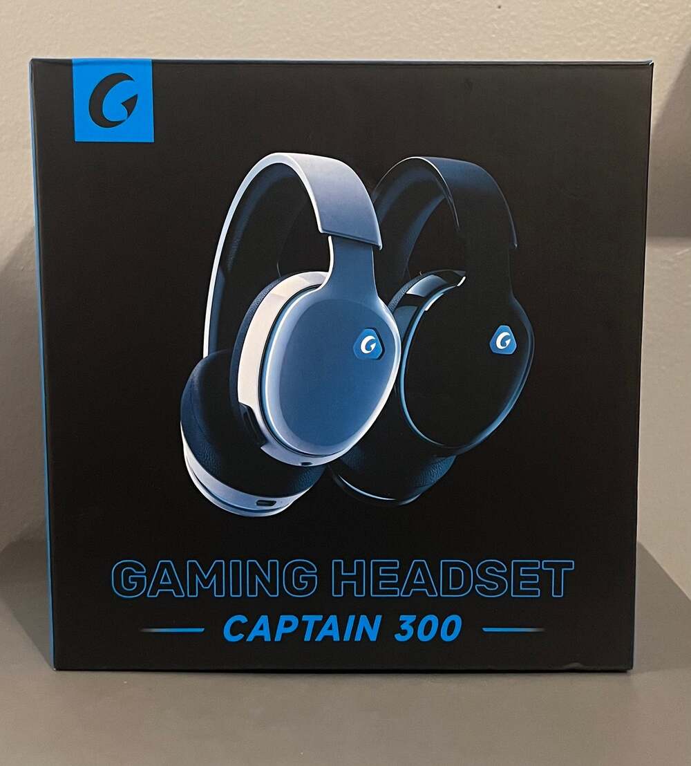 Gtheos Captain 300 Wireless Gaming Headset White 2.4GHz Bluetooth Open Box